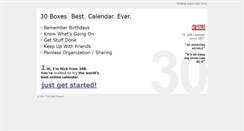 Desktop Screenshot of 30boxes.com