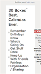 Mobile Screenshot of 30boxes.com